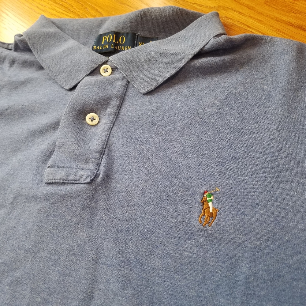 Ralph Lauren Polo pima cotton blue XL